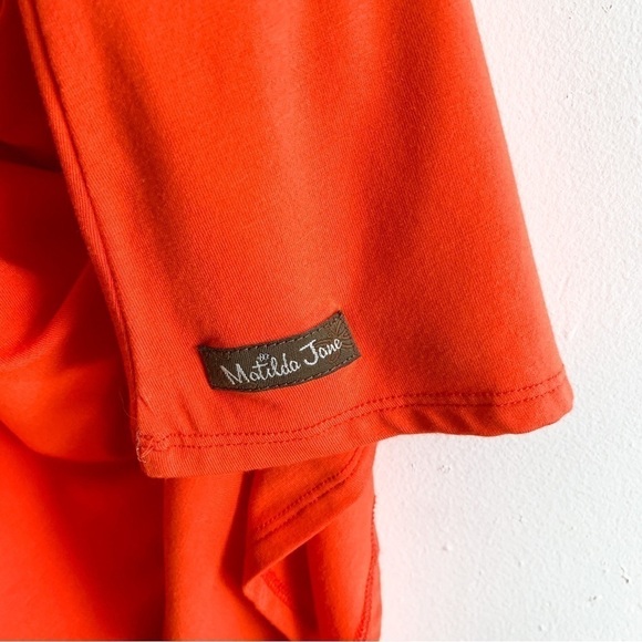 NWT Matilda Jane Women’s Orange V-Neck Sleeveless Maxi Dress Sz M - Picture 9 of 9